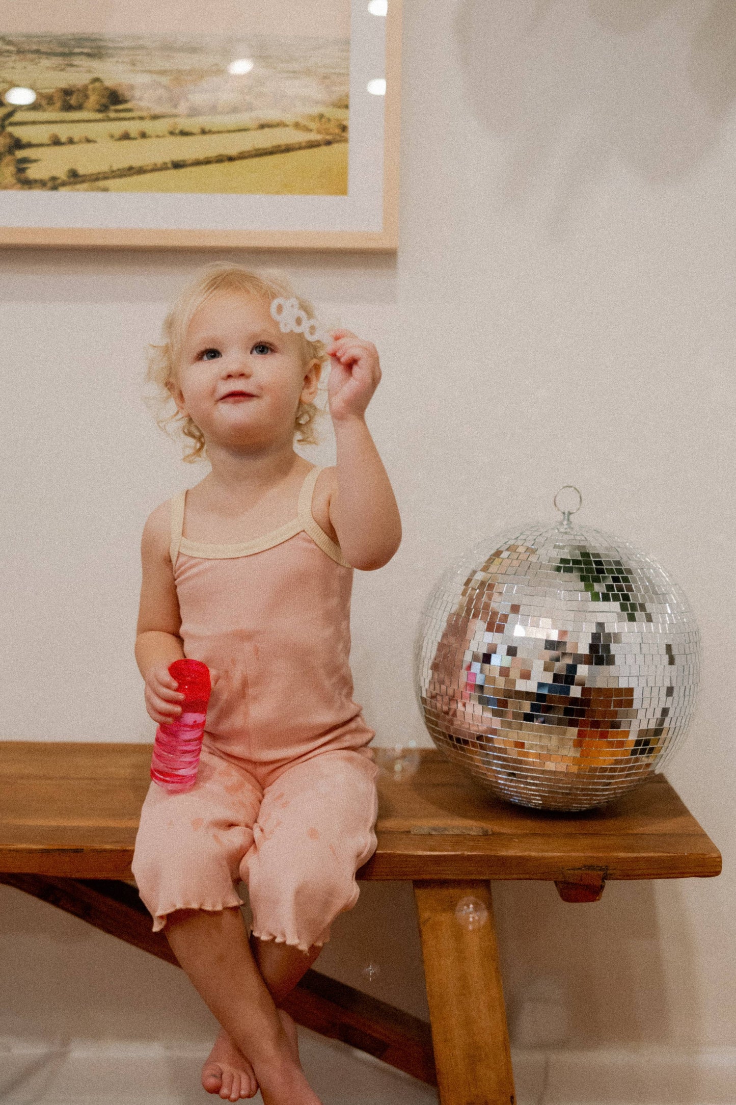 Eloise Ribbed Jumpsuit in Pink