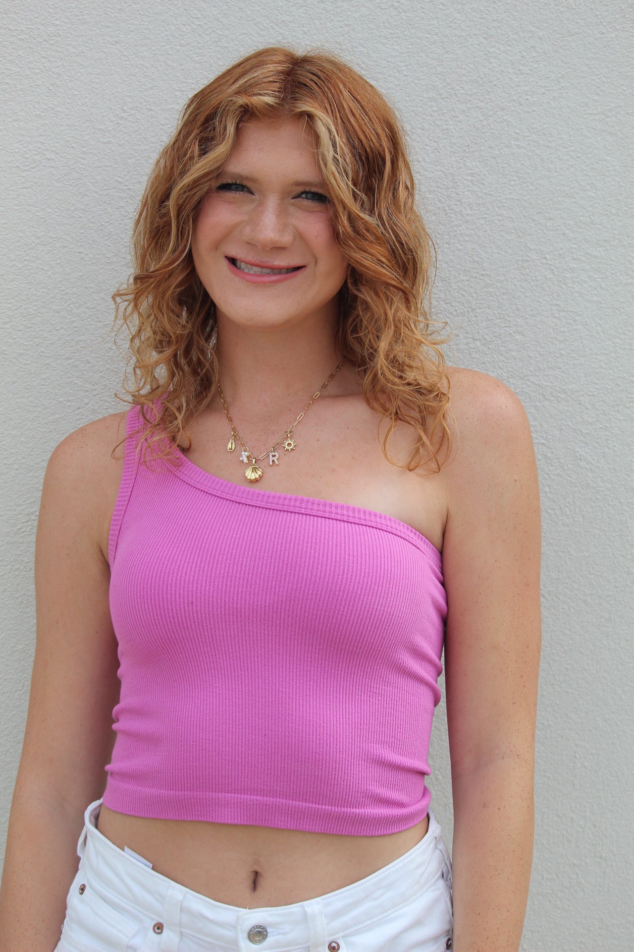 Bali One Shoulder - Lilac Pink