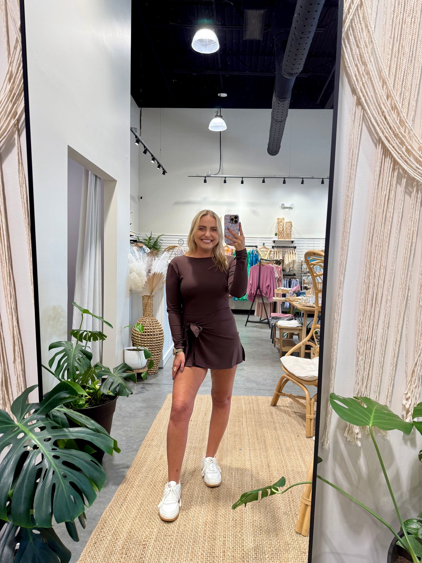 Mollie Long Sleeve Athletic Dress