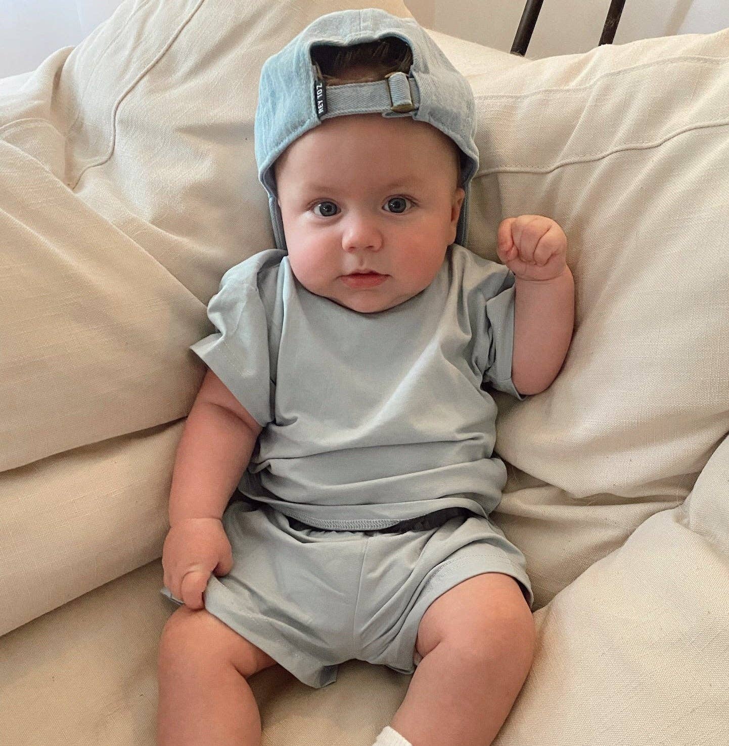 Lou Cotton Set - Light Blue