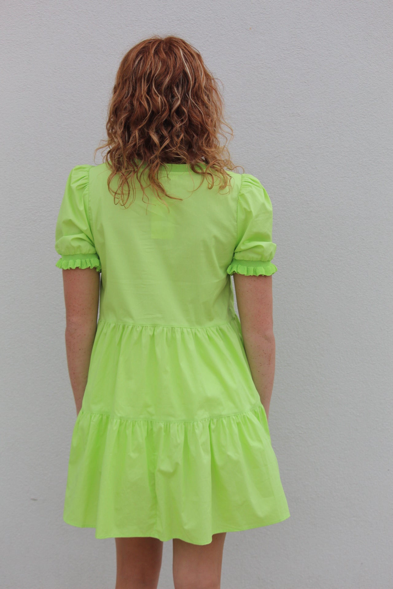Caswell Dress - Lime