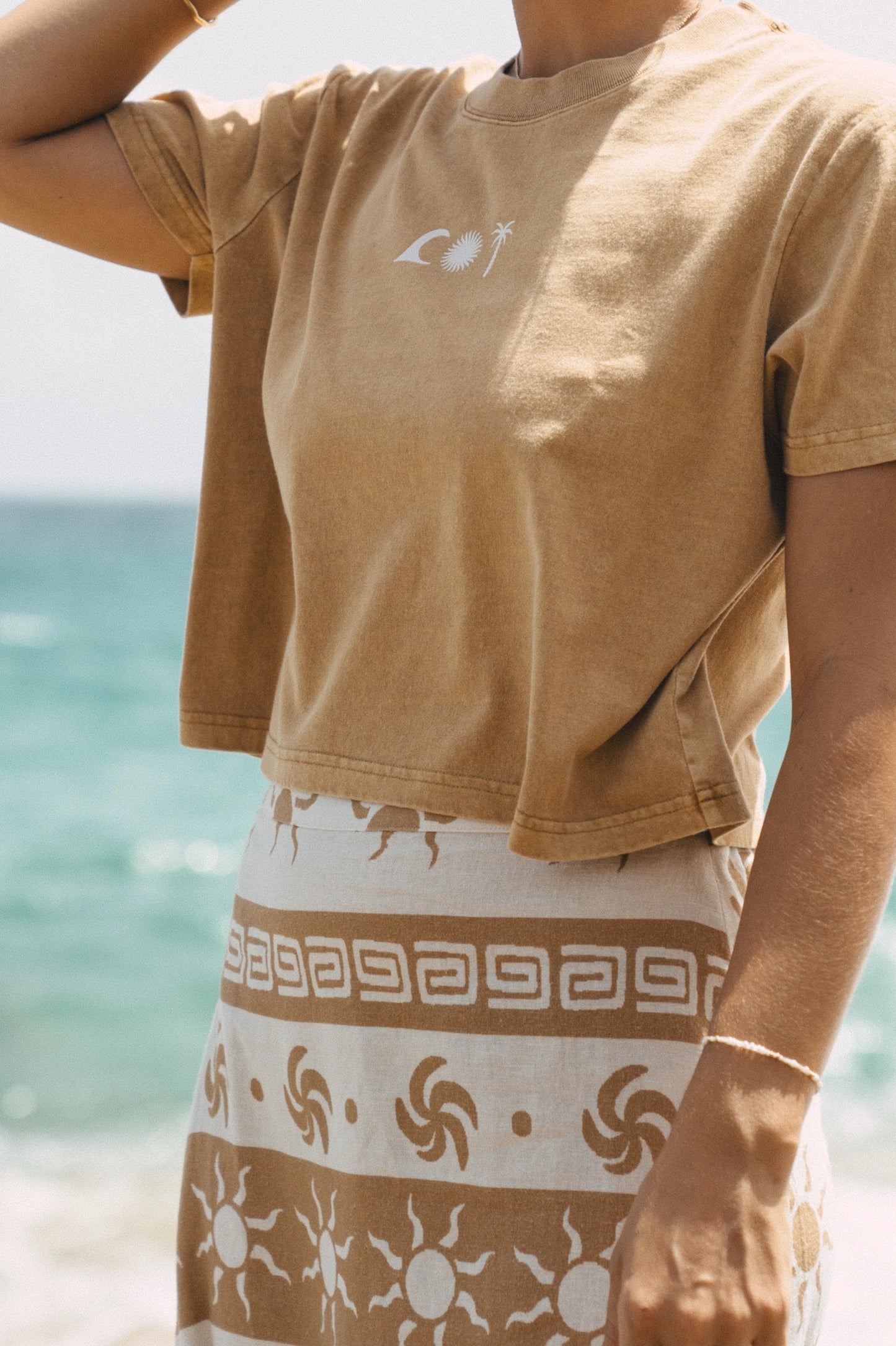 Wave Sun Palm Crop T-Shirt