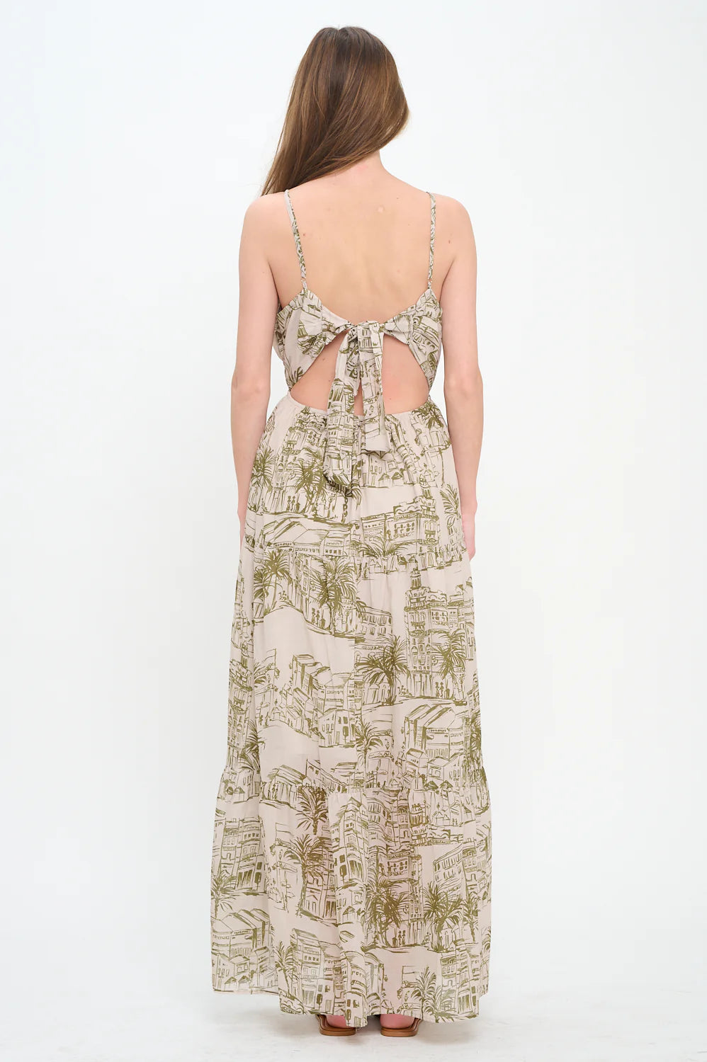 Santorini Sketch Maxi Dress