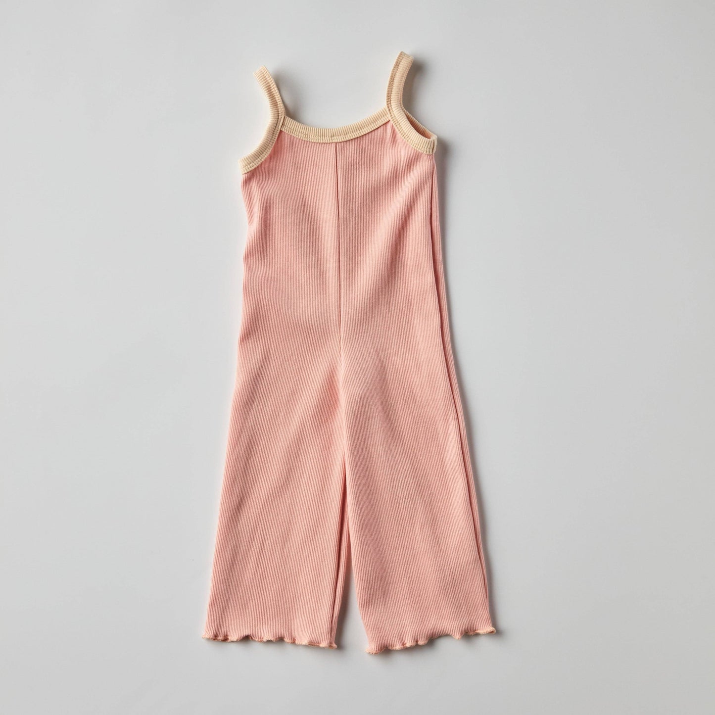 Eloise Ribbed Jumpsuit in Pink