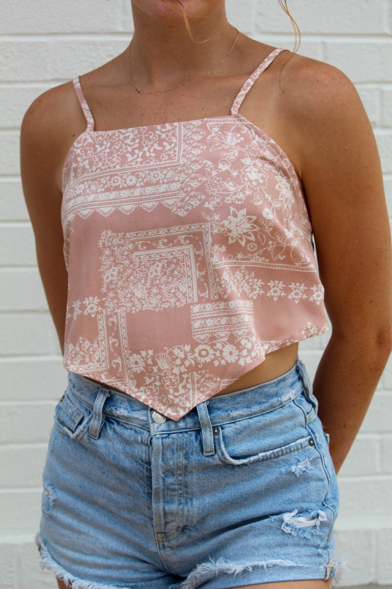 Memphis Bandana Top