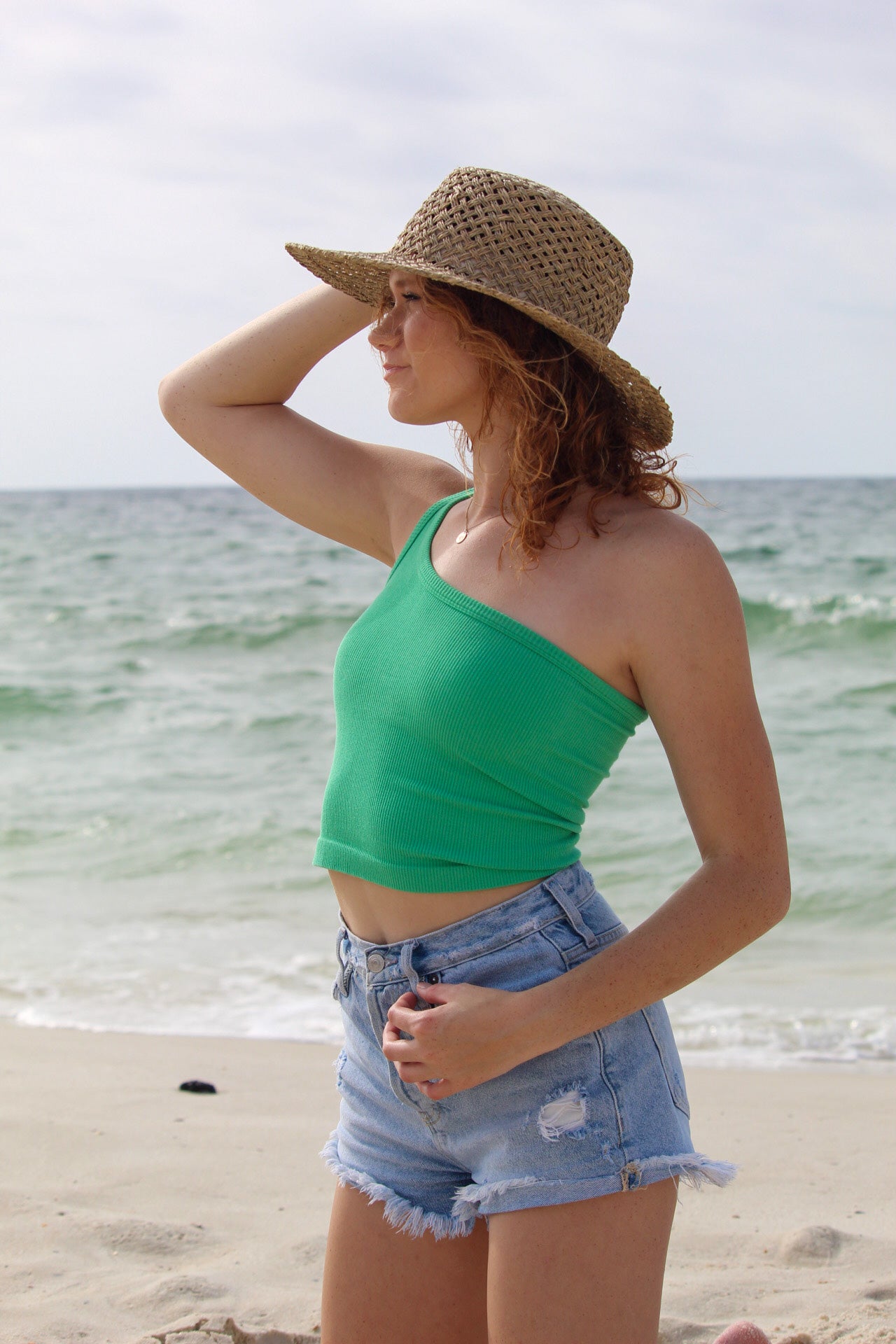 Bali One Shoulder - Green