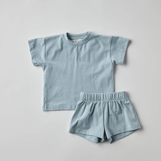 Lou Cotton Set - Light Blue