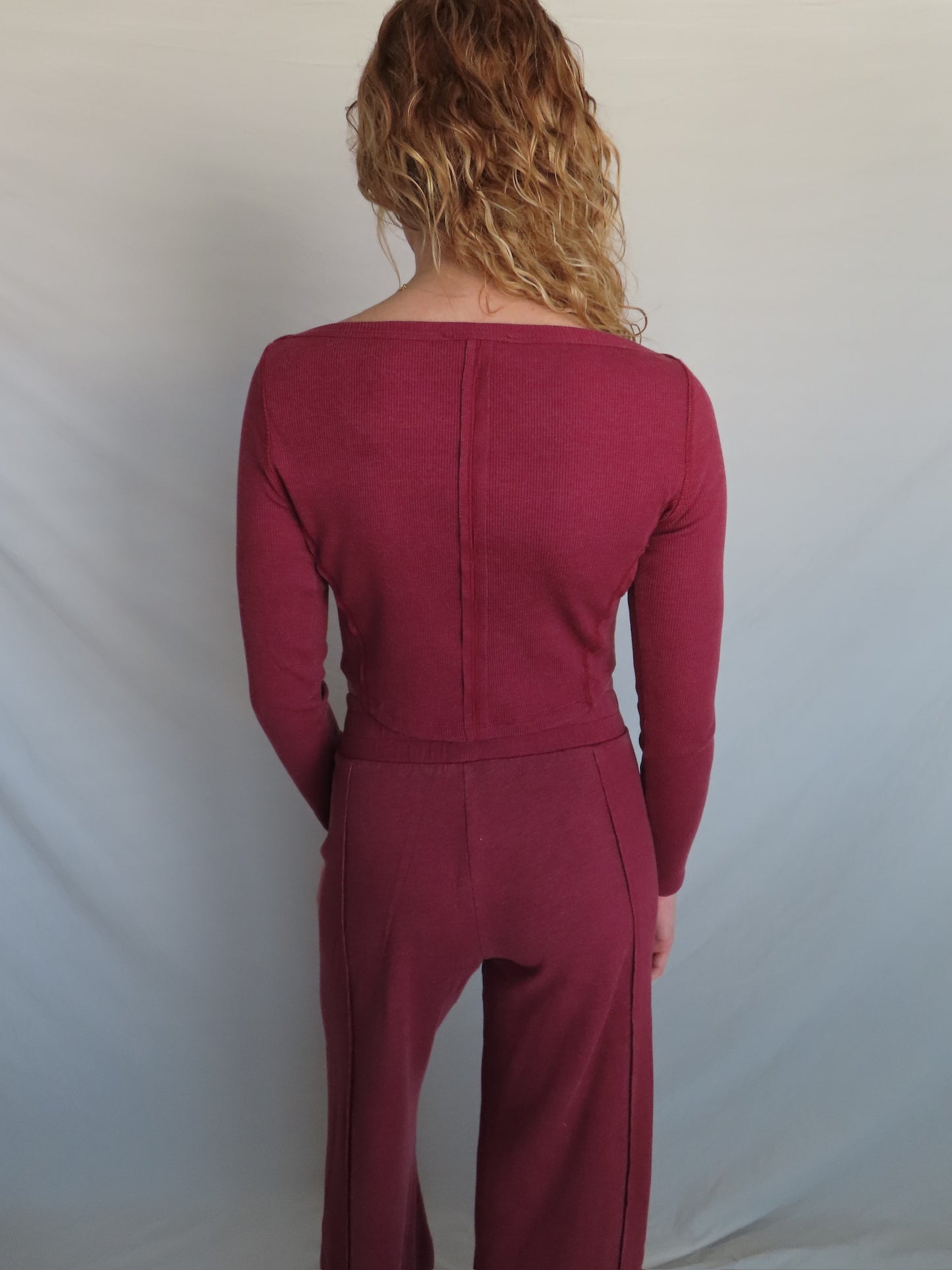 Go To Set - Long Sleeve Crimson