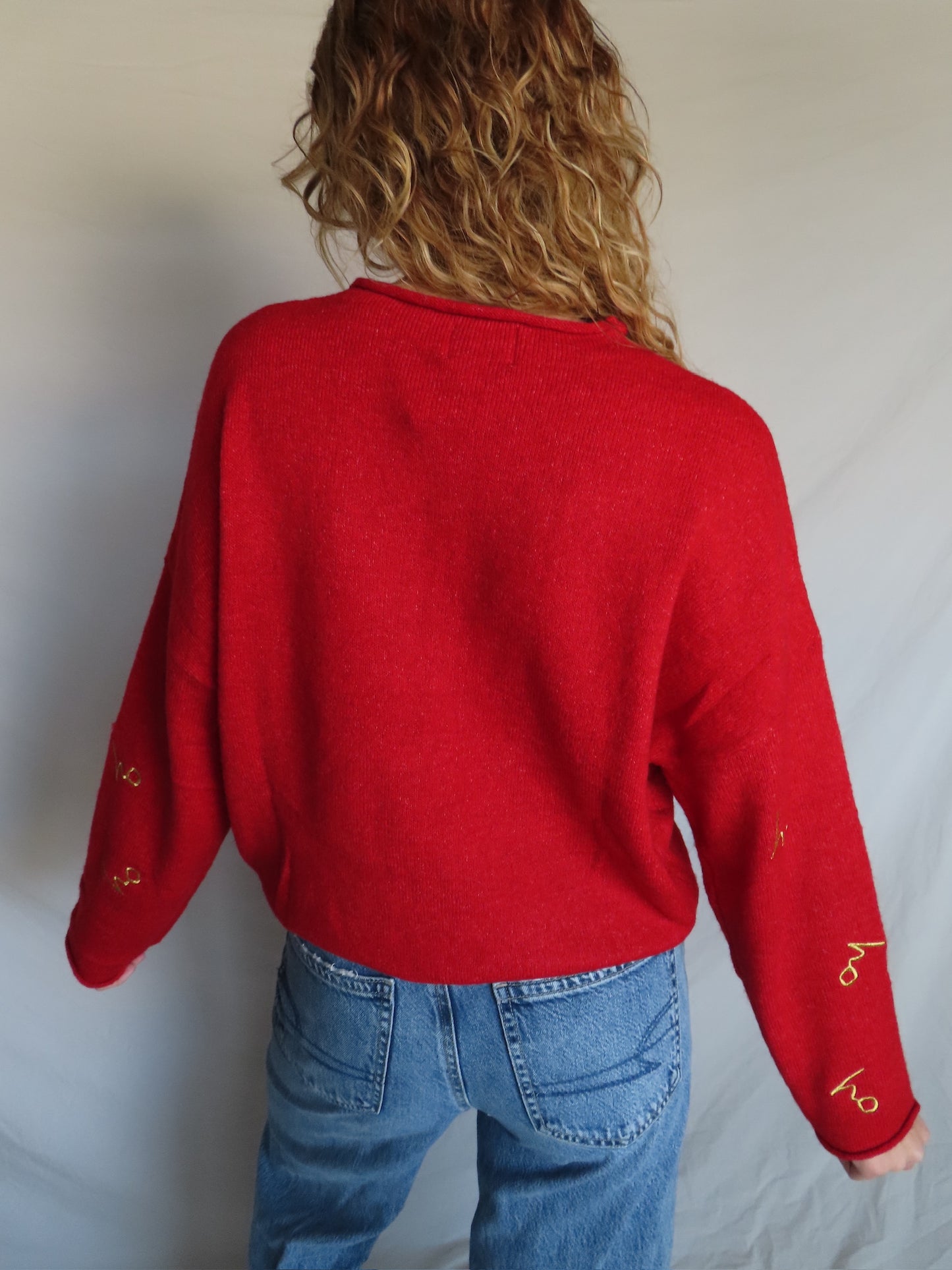 Piper Cardigan - Holiday Red