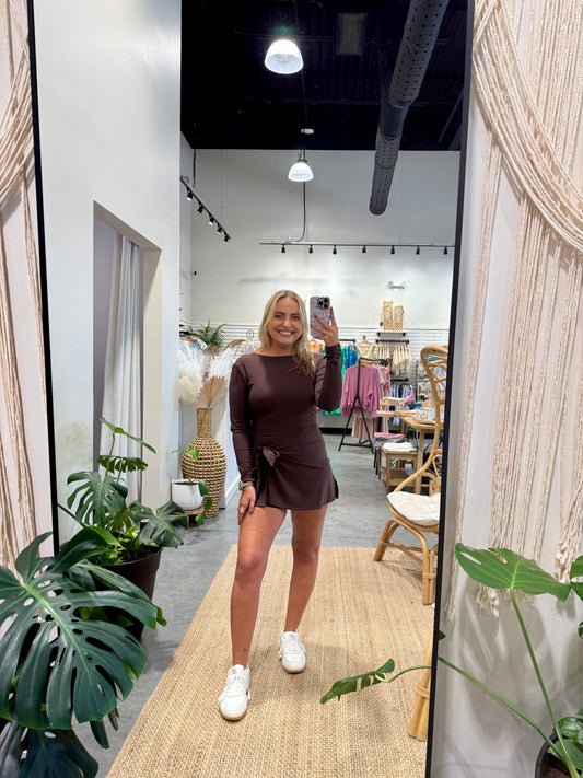 Mollie Long Sleeve Athletic Dress
