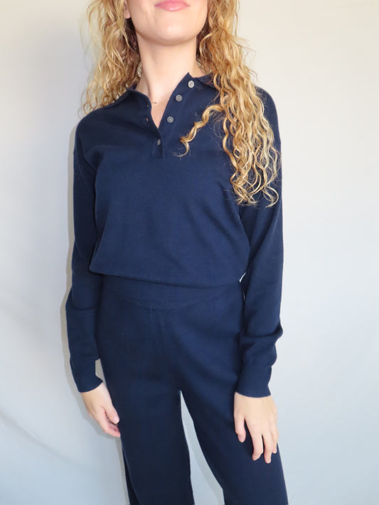 Chedid Sweater - Navy
