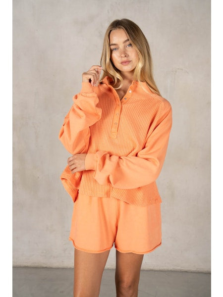 Iris Sweat Shorts - Orange
