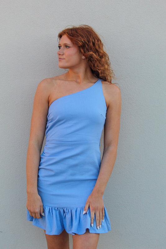 Delray Dress - Blue