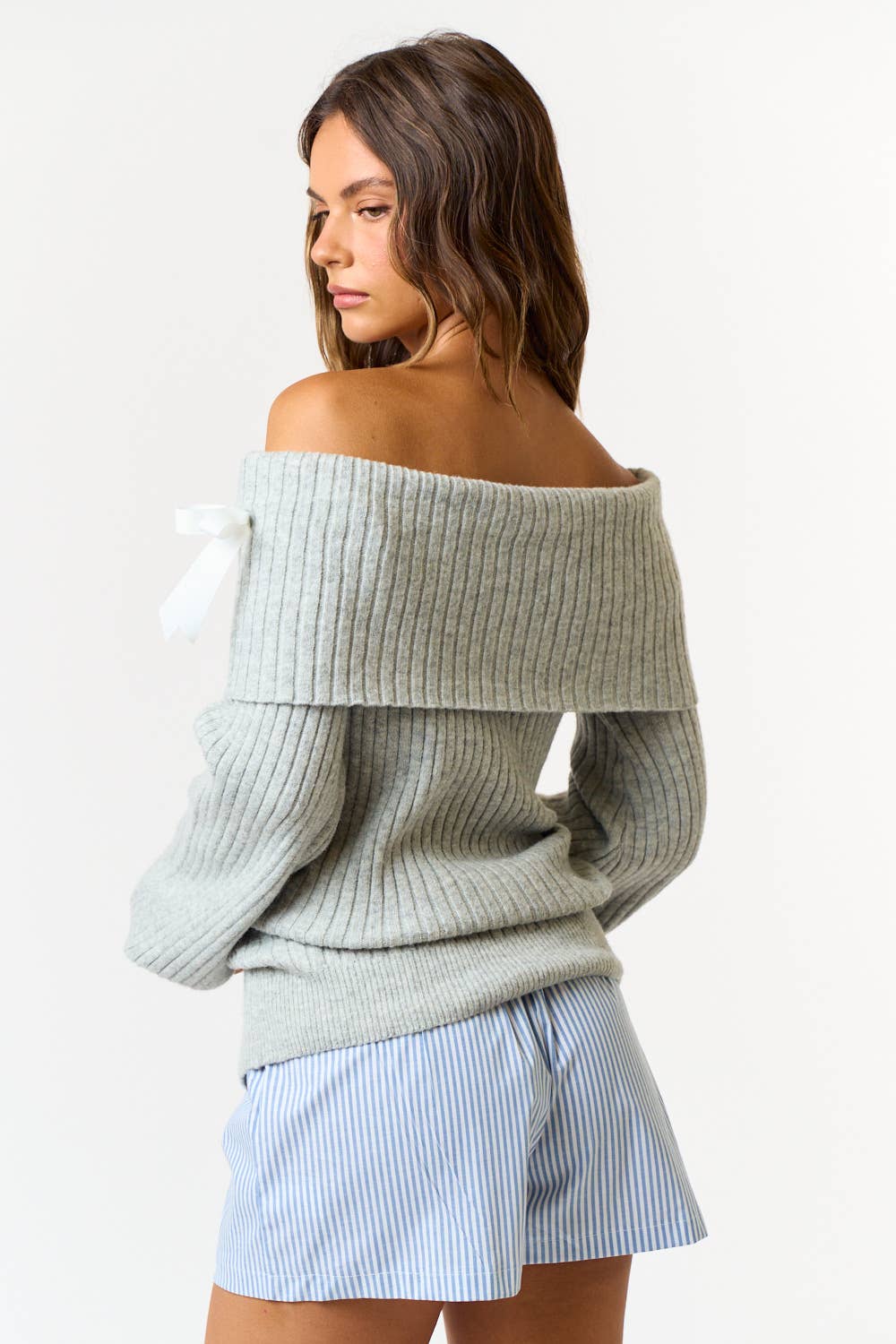 Summit Off Shoulder Sweater Top