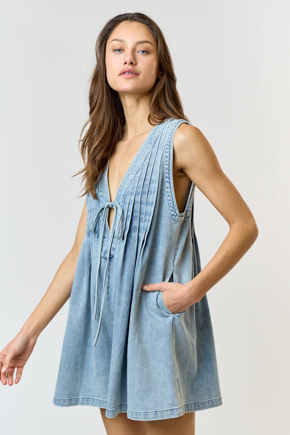 Tulsa Denim Romper