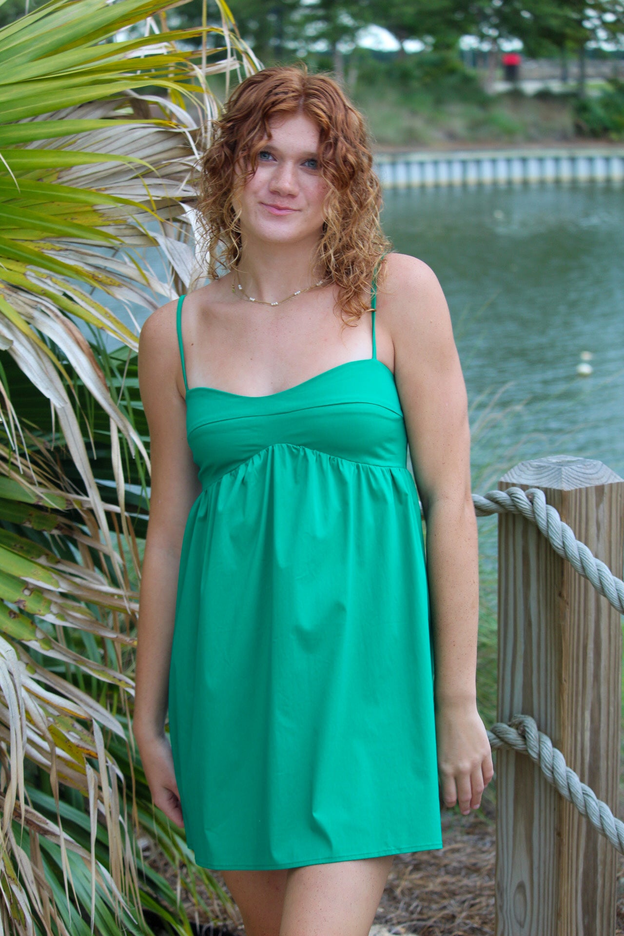 Davie Dress - Green